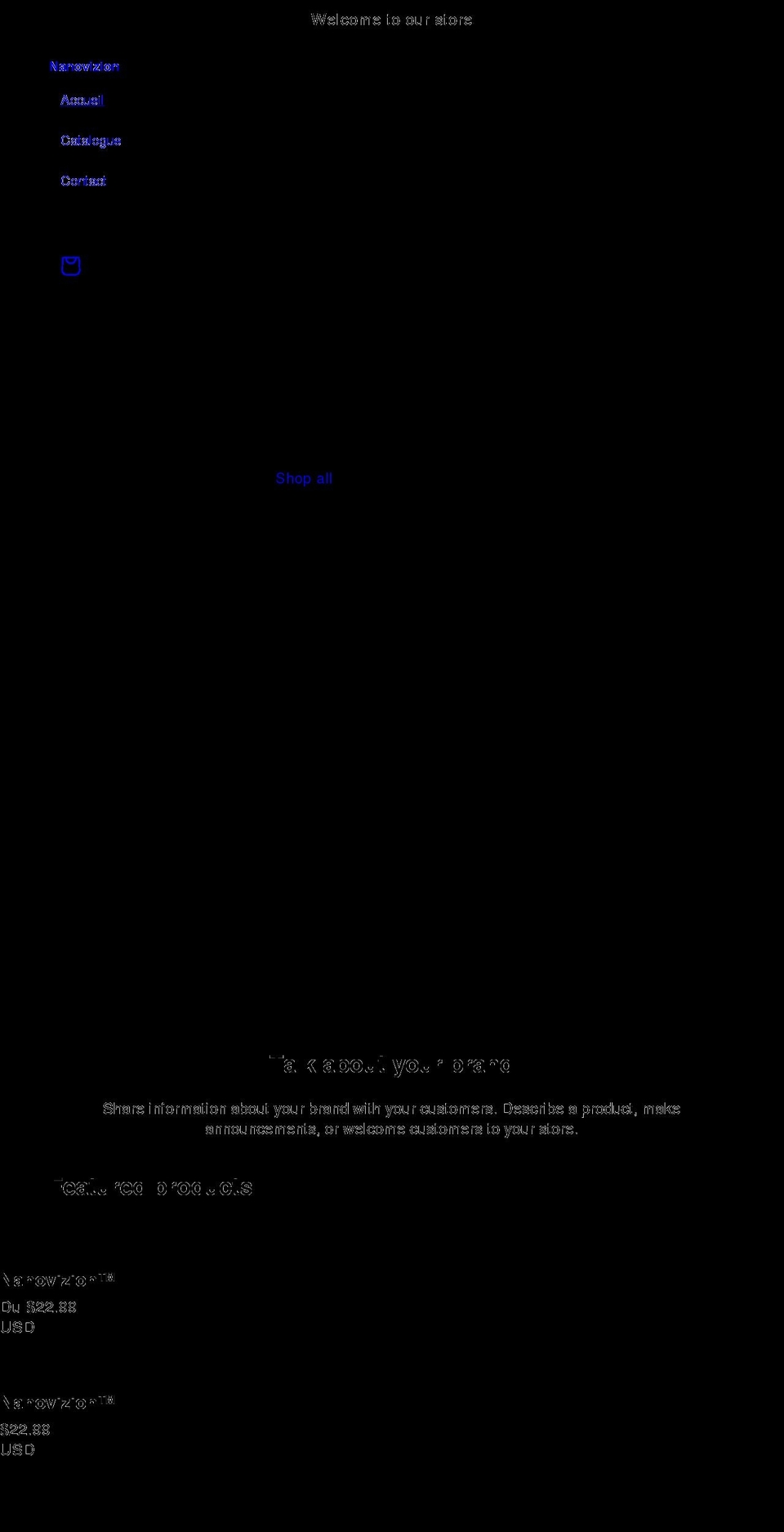nanovizion.com shopify website screenshot