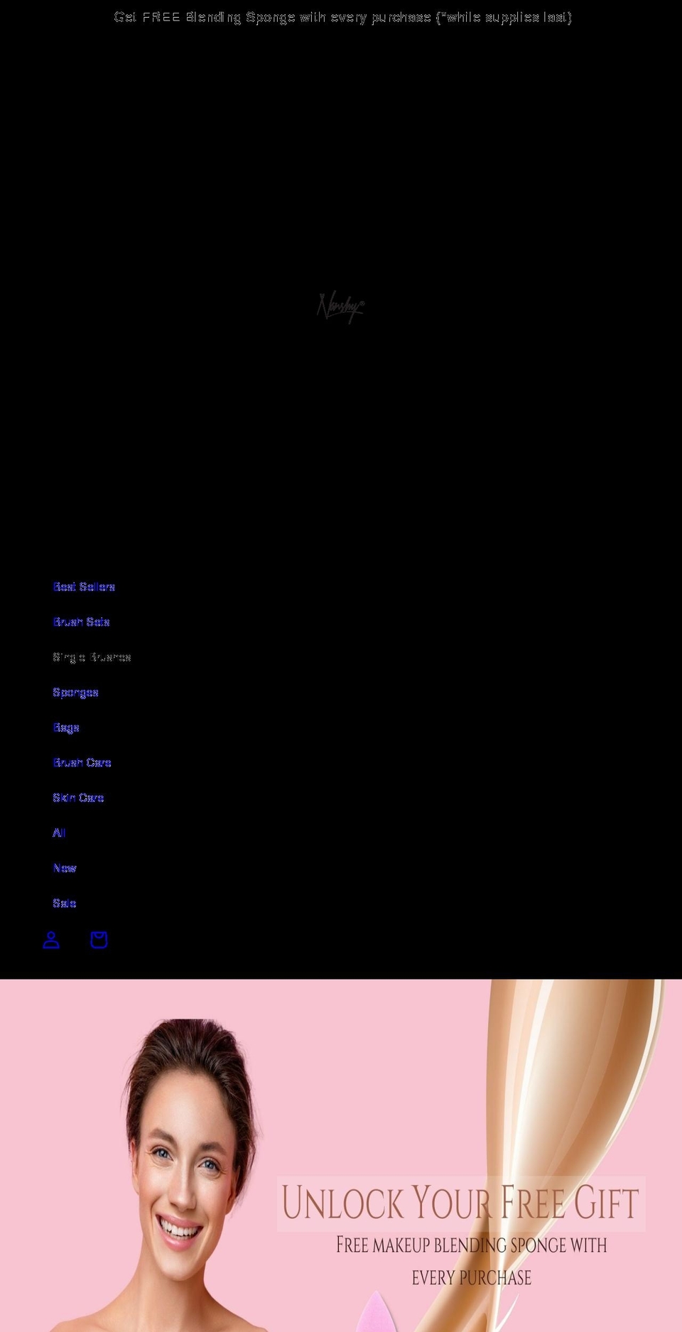 nanshy.co.uk shopify website screenshot