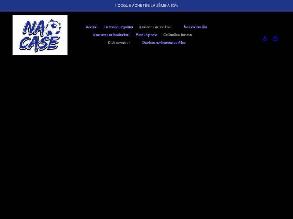 nao-case.com shopify website screenshot