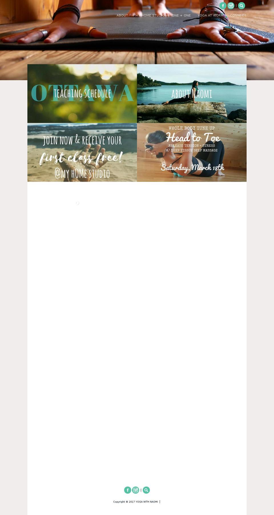 naomielder.com shopify website screenshot