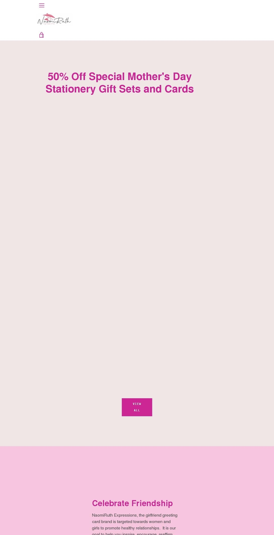 naomiruthexpressions.com shopify website screenshot