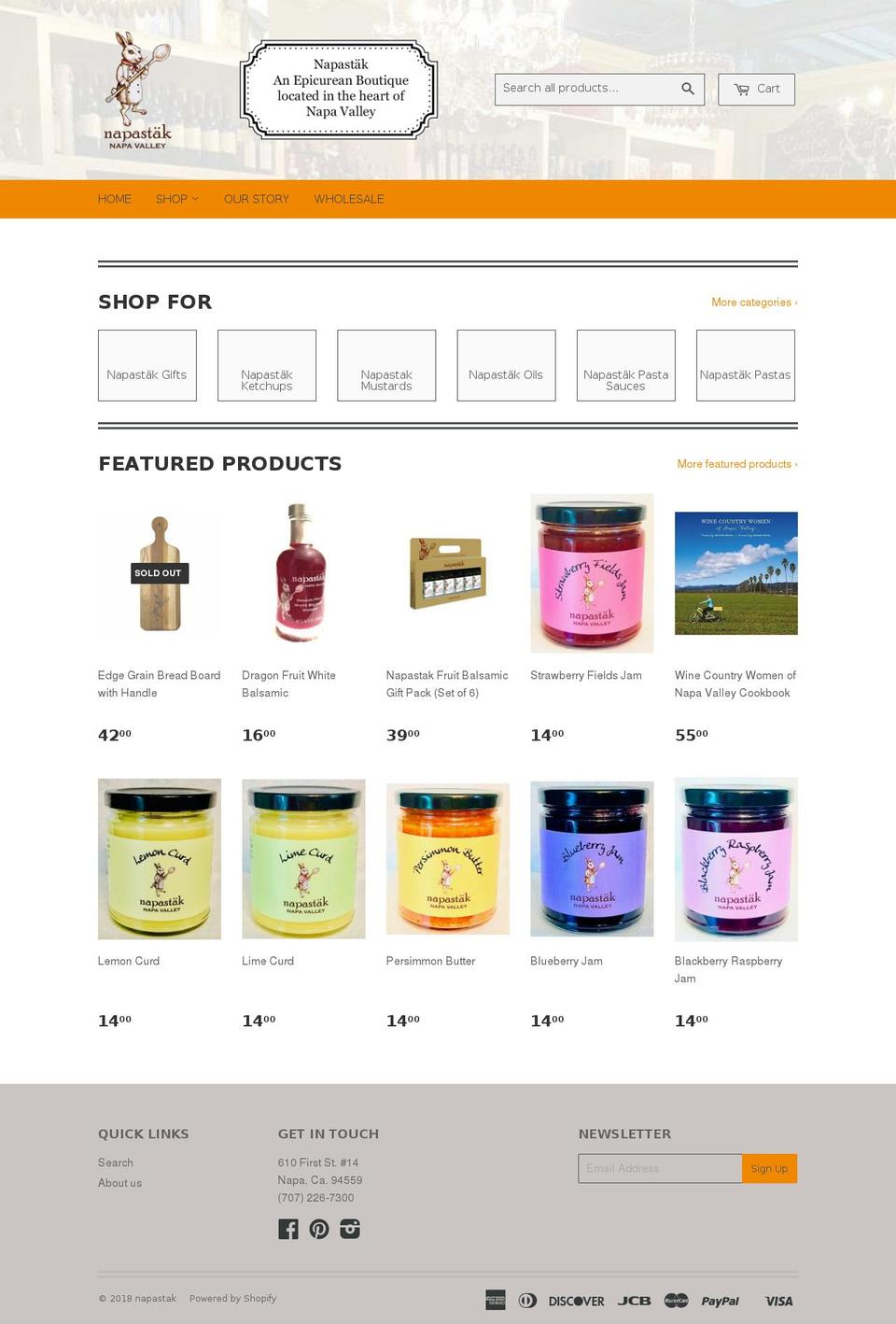 napastak.com — Shopify storefront screenshot