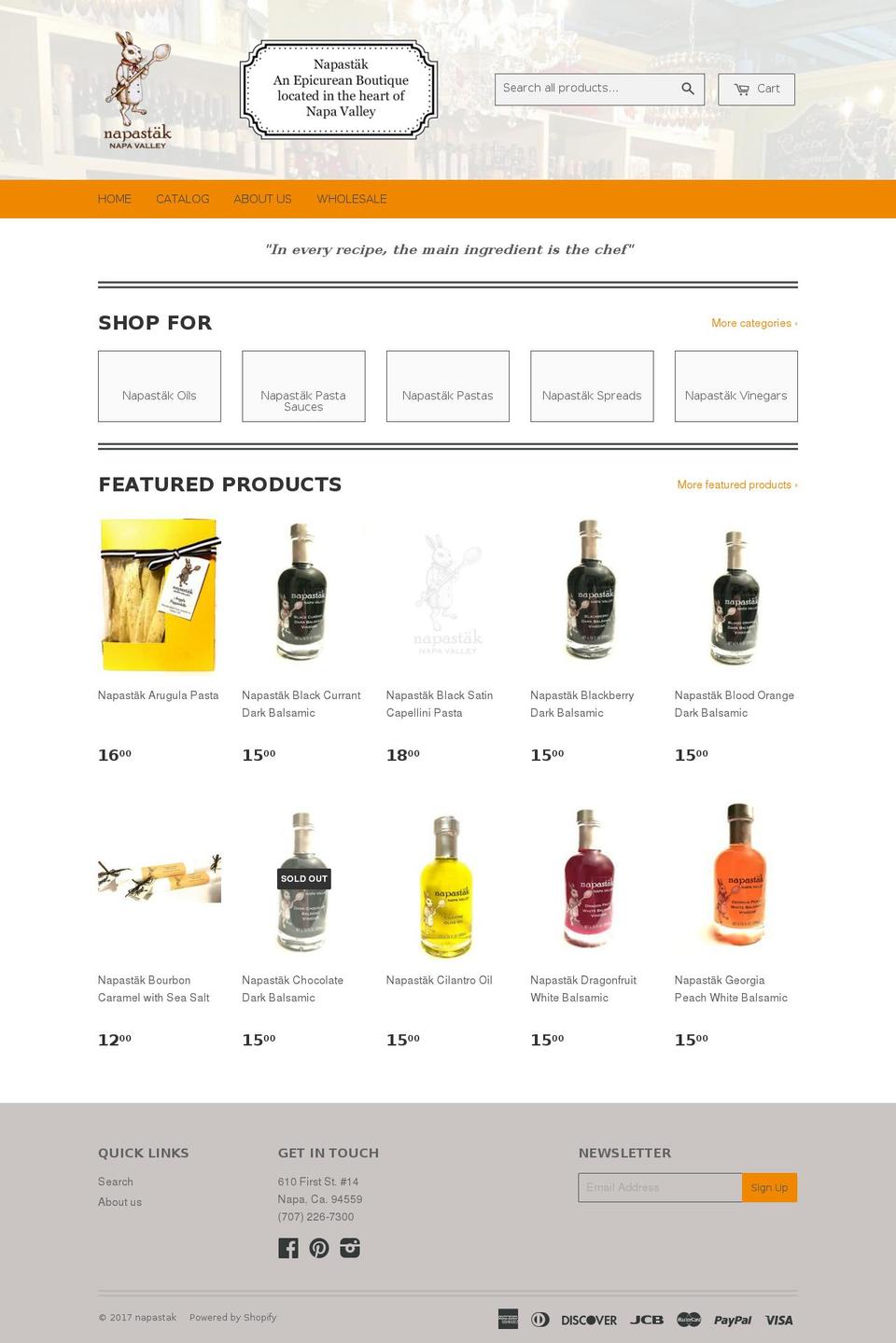 napastak.net shopify website screenshot