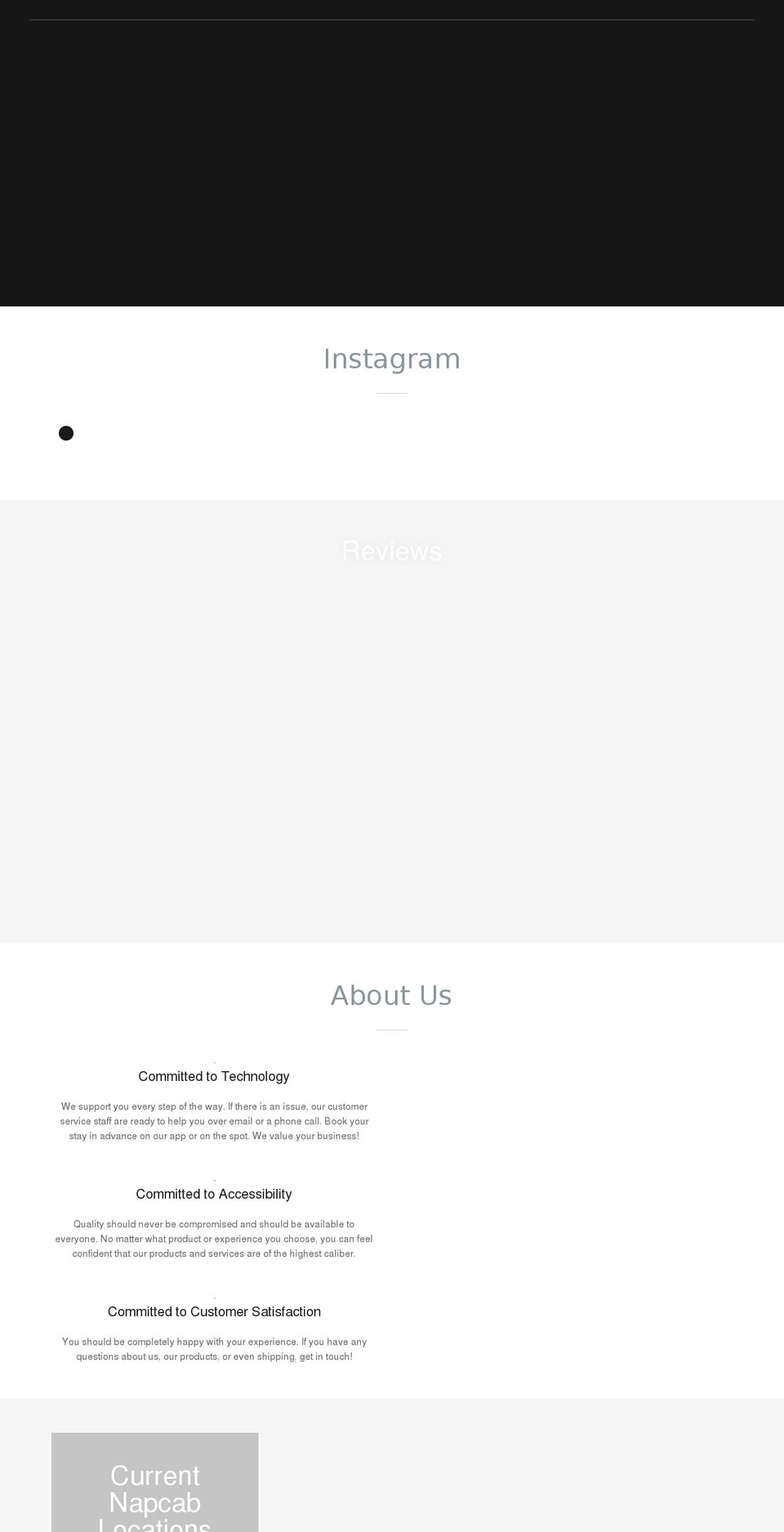 napcity.com shopify website screenshot
