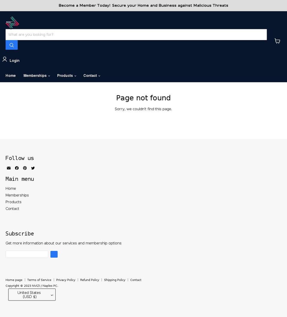 naplespc.com shopify website screenshot