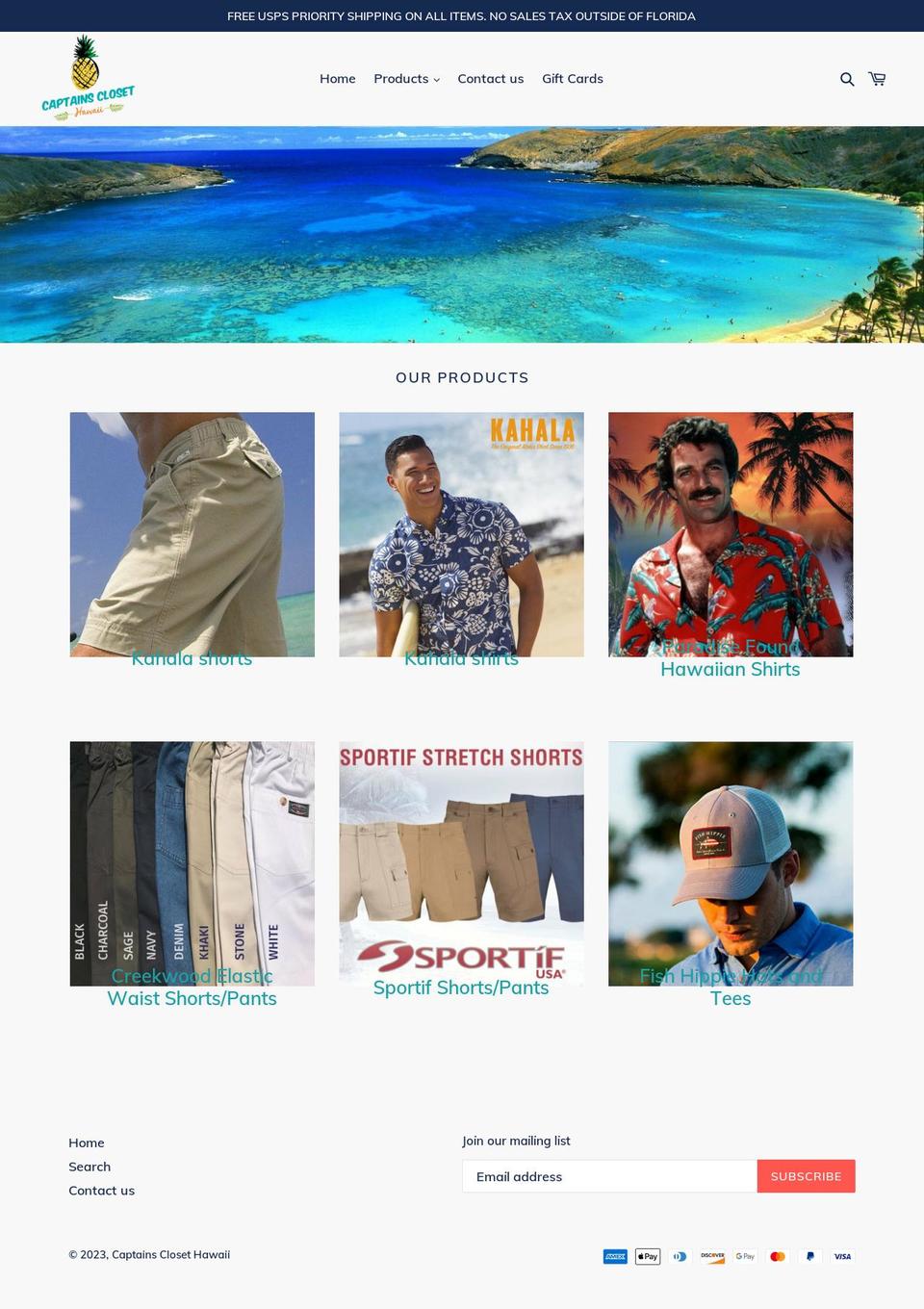 naplessweatshirts.com — Shopify storefront screenshot