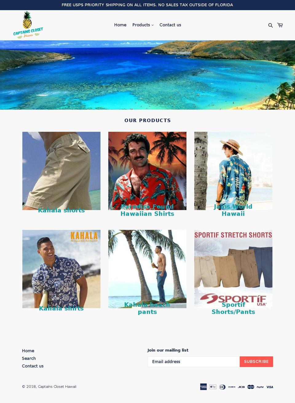naplestshirt.com — Shopify storefront screenshot