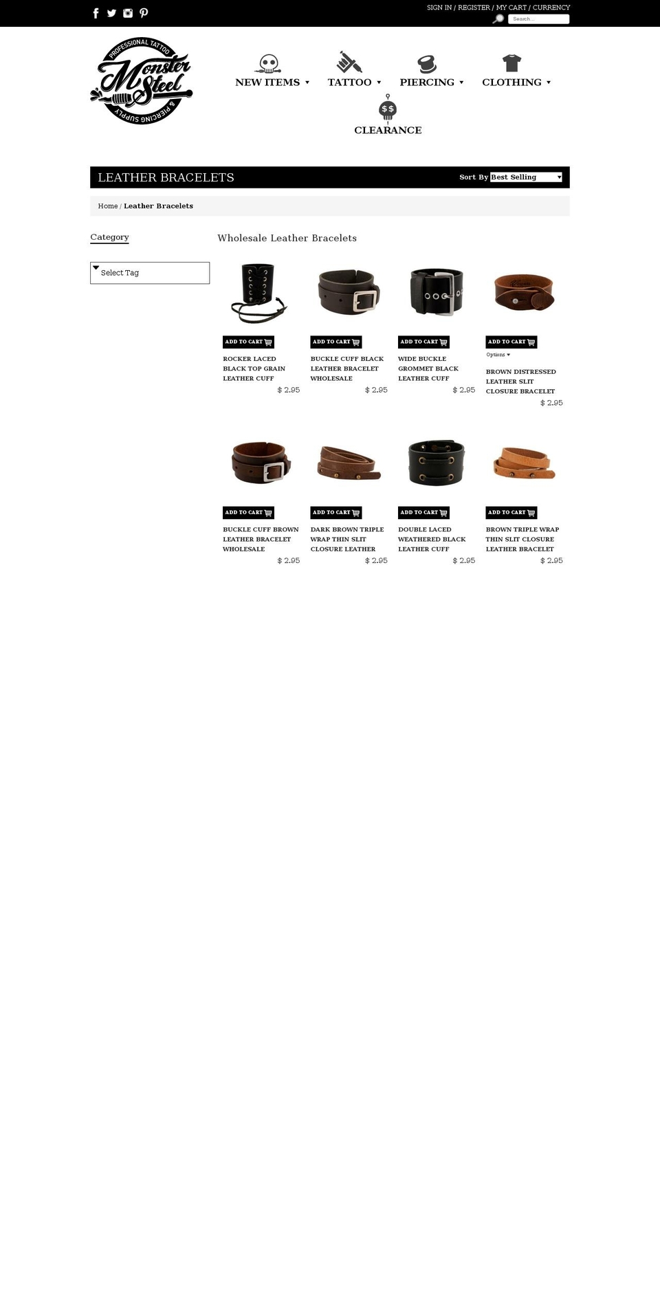 Monstersteel-Retail-V8.05 Shopify theme site example napolileather.com