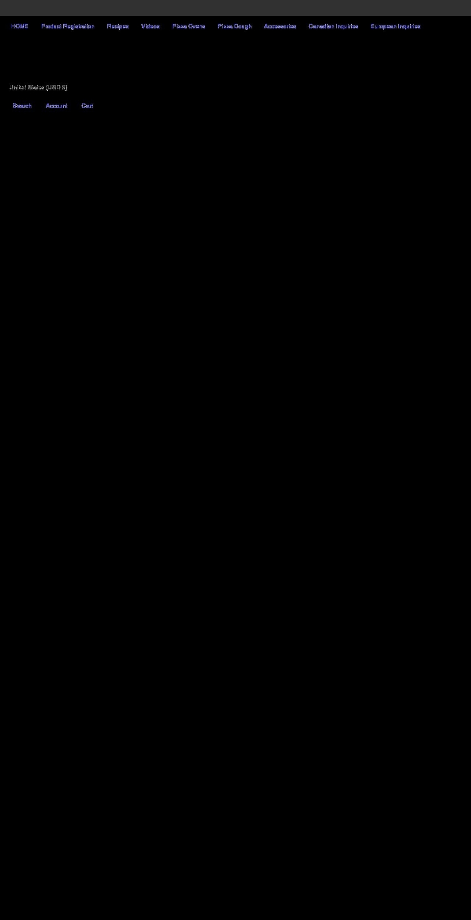 napolioven.com — Shopify storefront screenshot