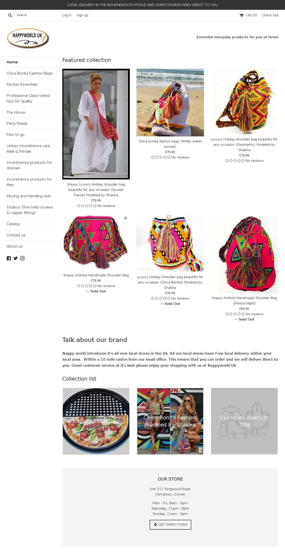 nappyworlduk.com shopify website screenshot