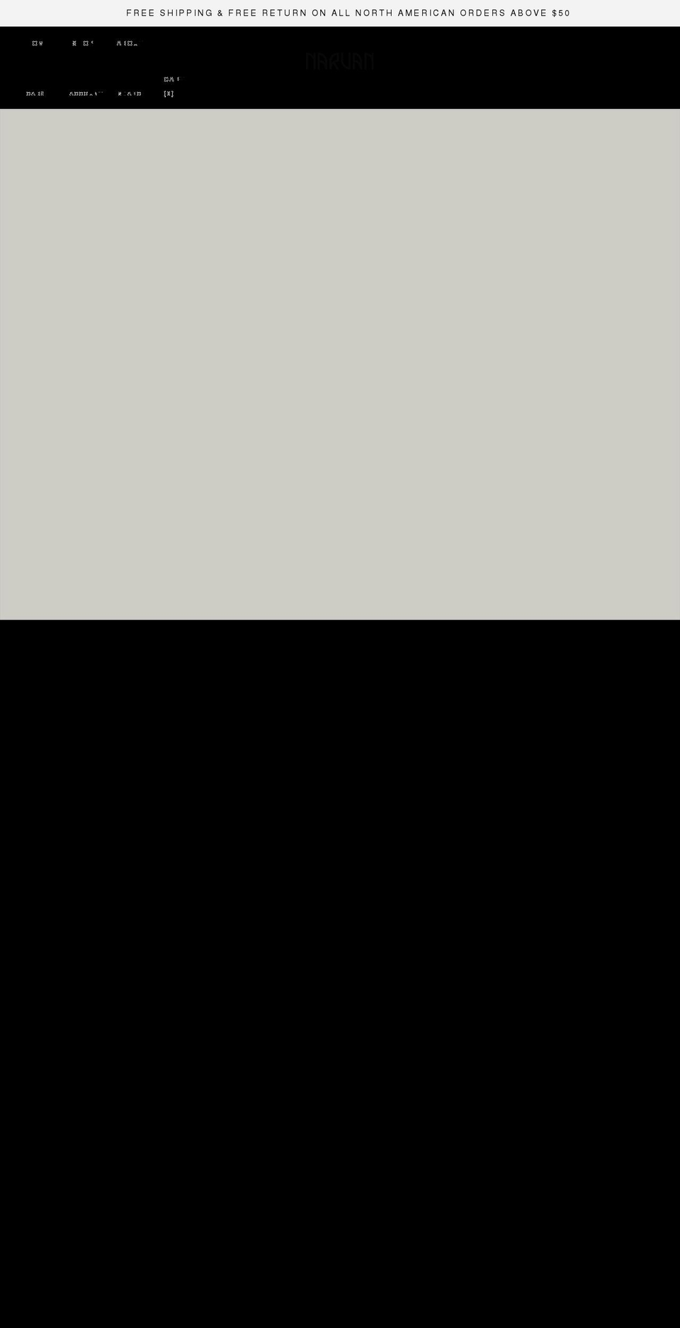narvan.ca shopify website screenshot