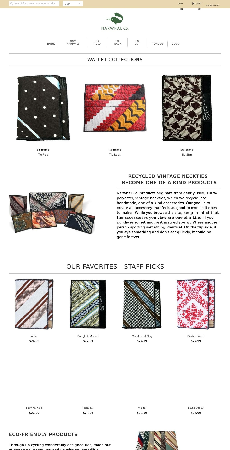 narwhalco.com shopify website screenshot