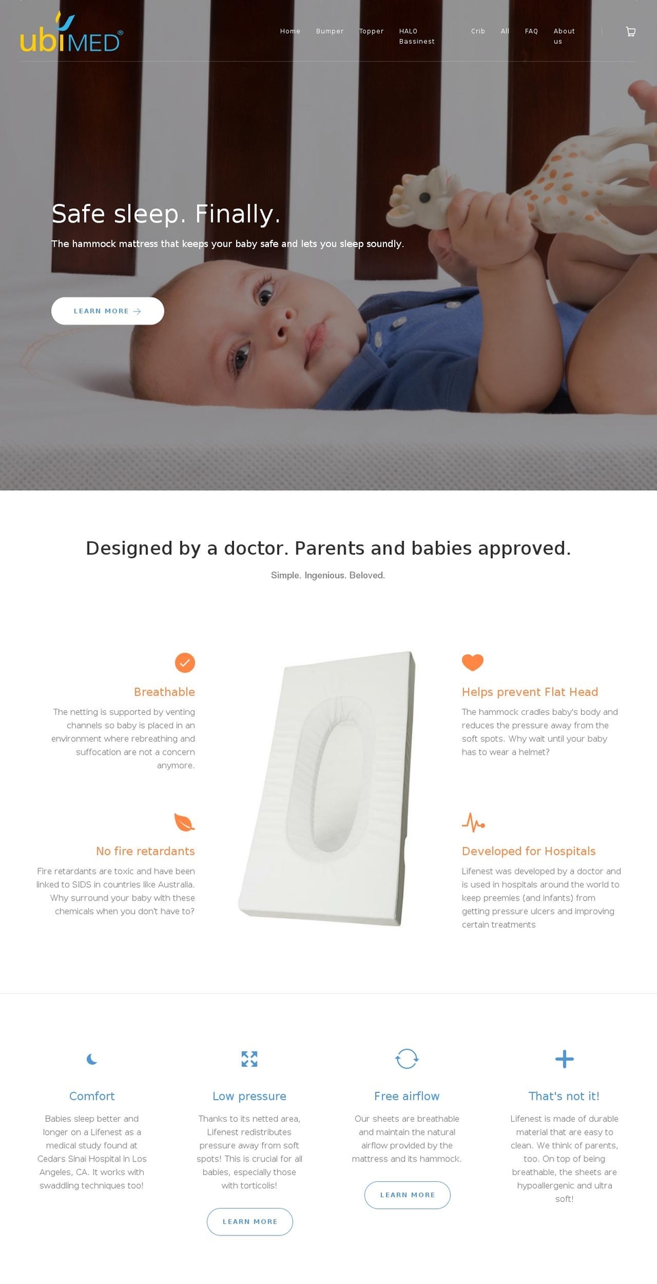 nasal-aspirator.com shopify website screenshot