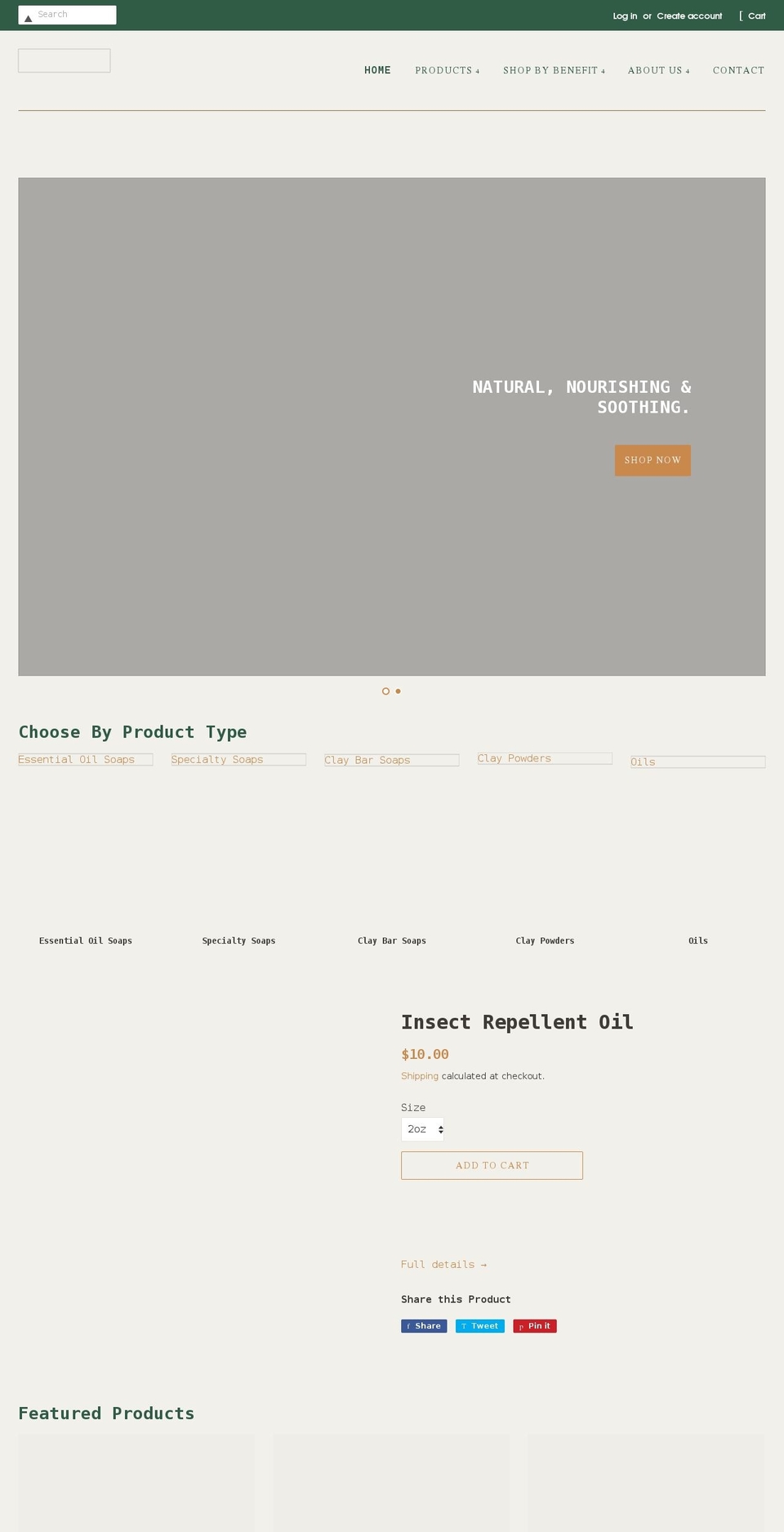 nascentorganicsinc.com shopify website screenshot