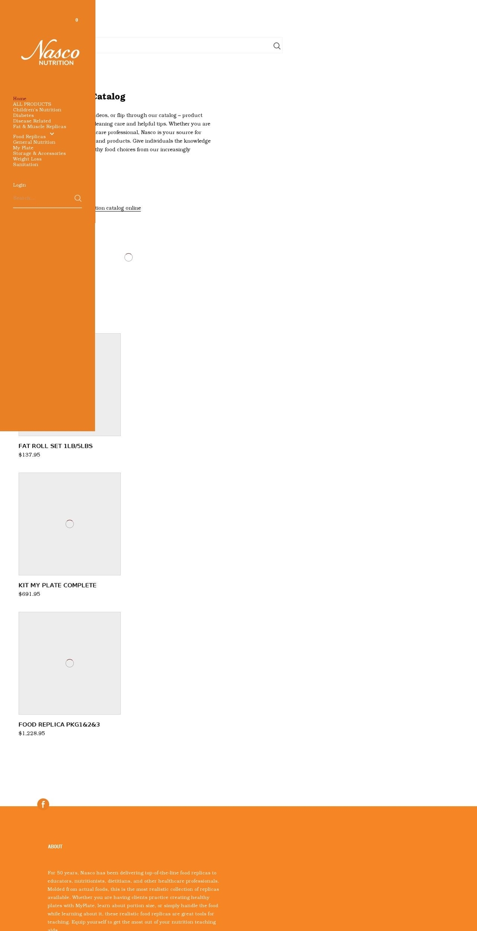 nasconutrition.com shopify website screenshot