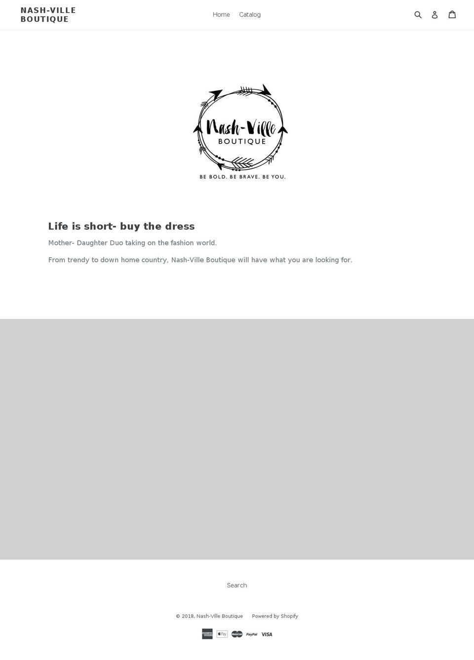 nash-villeboutique.com — Shopify storefront screenshot