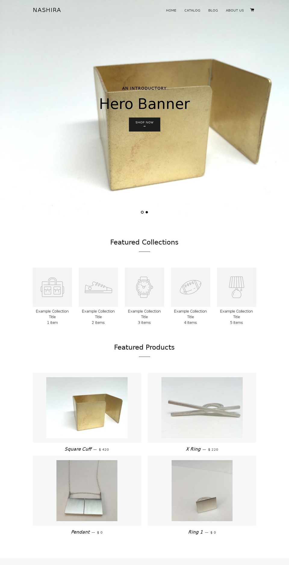 nashirastyle.com shopify website screenshot