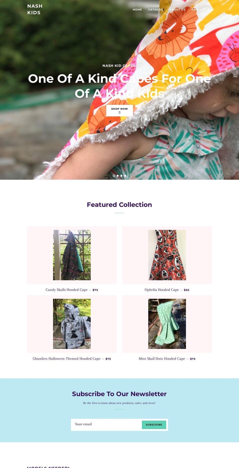 nashkidsco.com — Shopify storefront screenshot