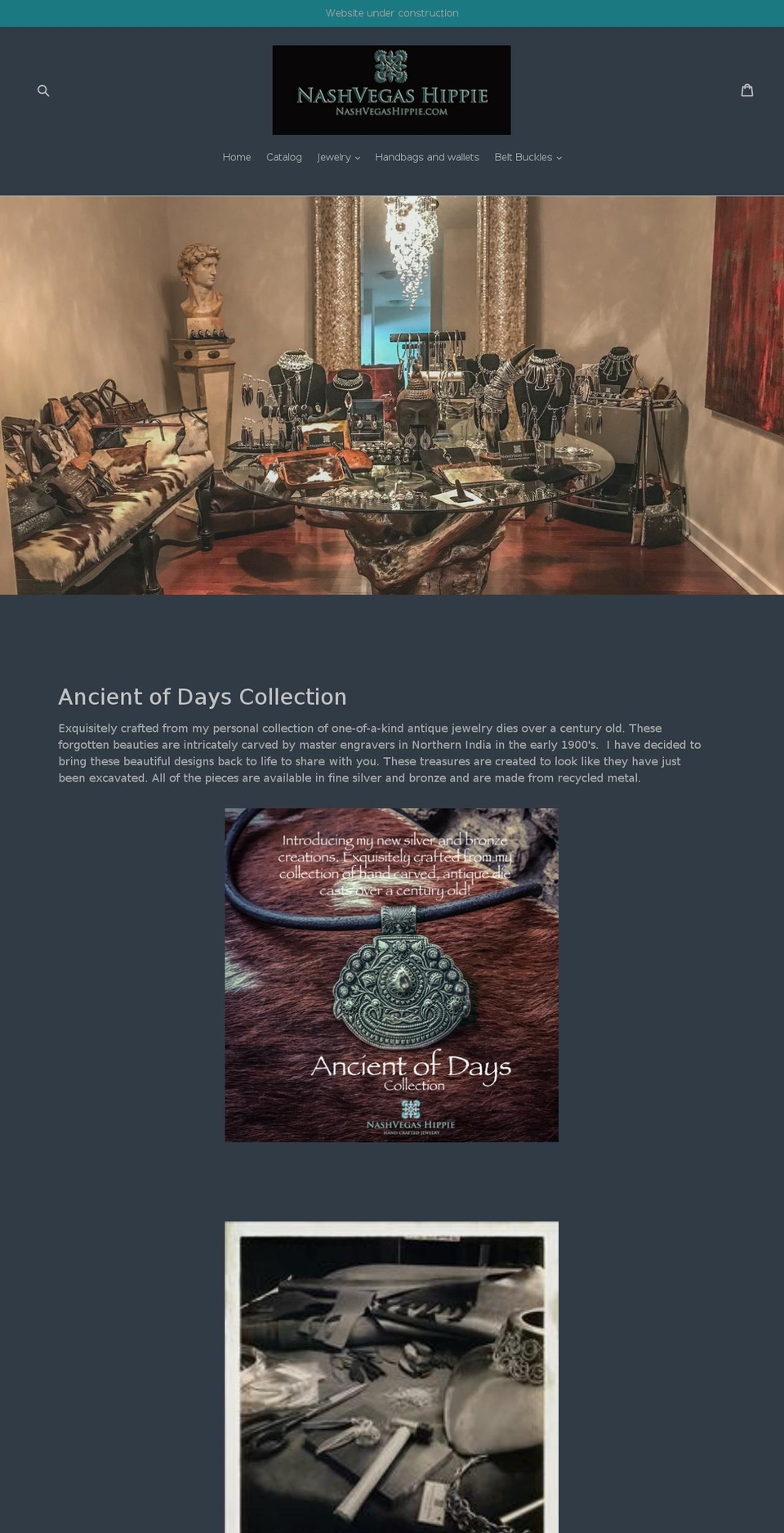 nashvegashippie.com — Shopify storefront screenshot