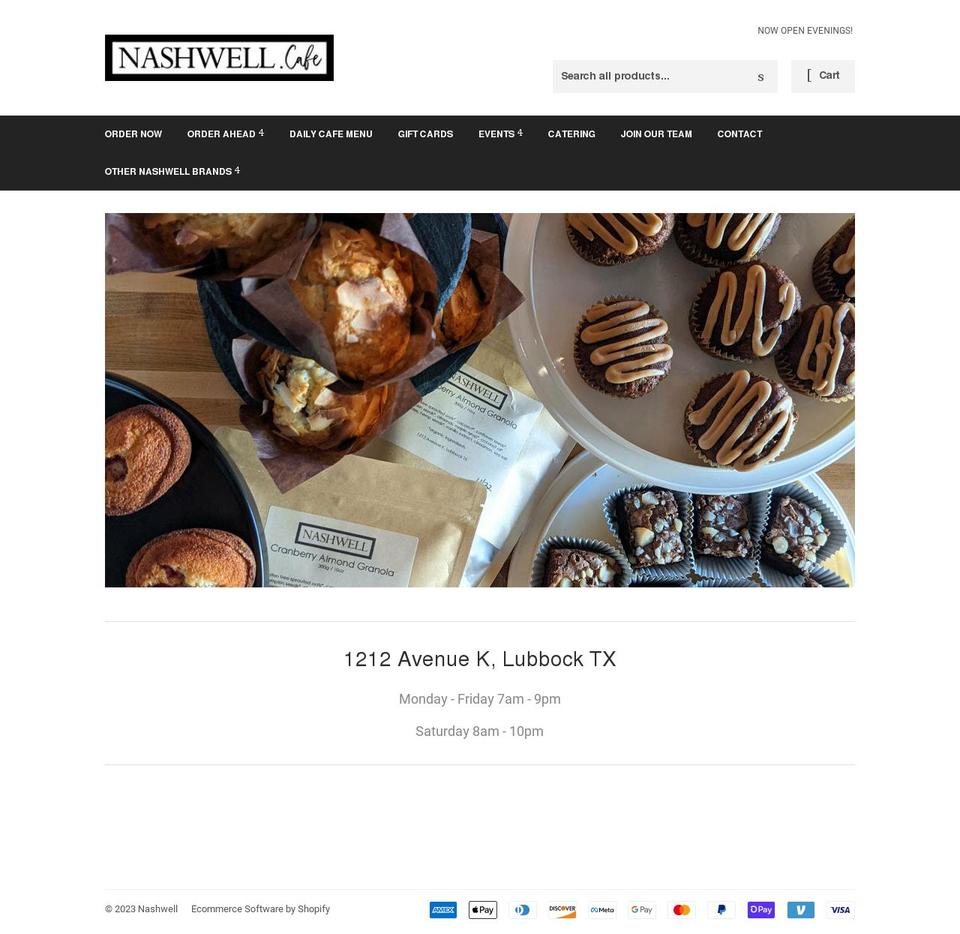 nashwellbespoke.com — Shopify storefront screenshot