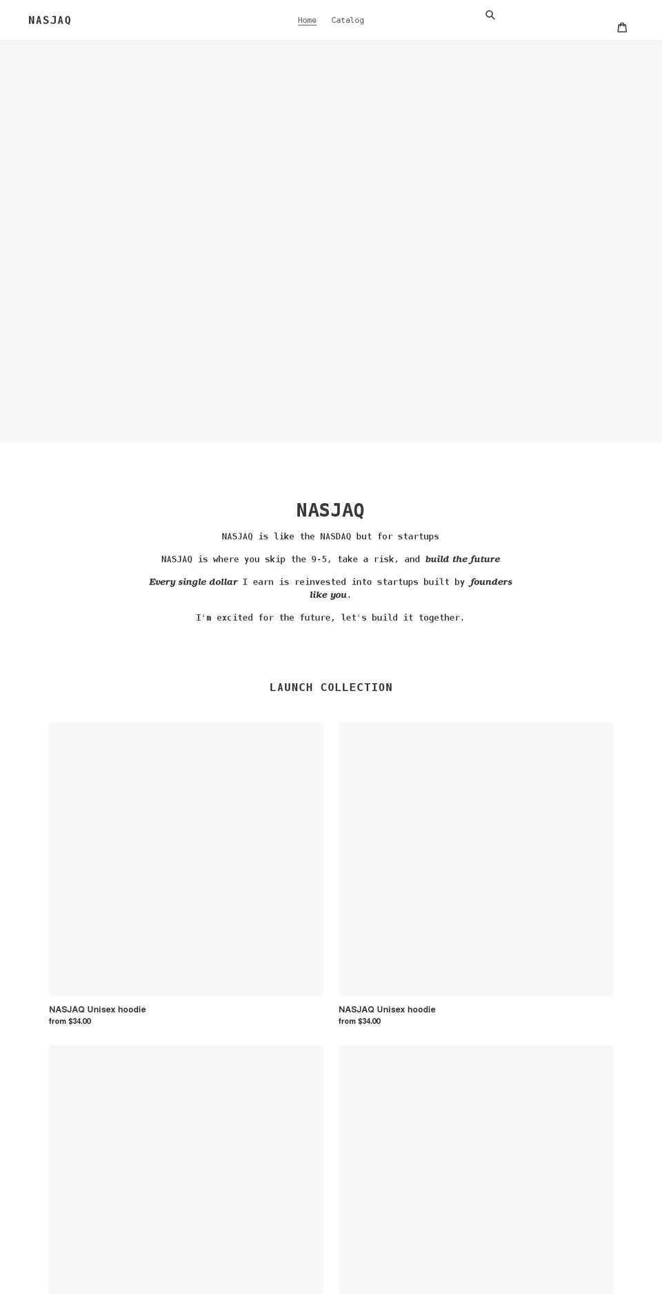 nasjaq.shop shopify website screenshot