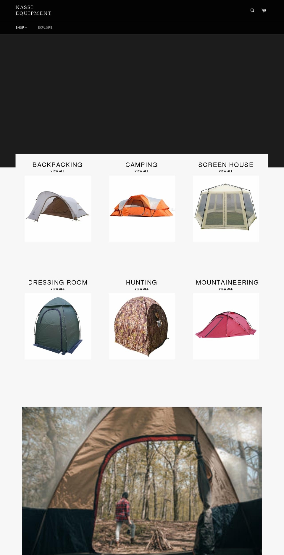 nassiequipment.com shopify website screenshot