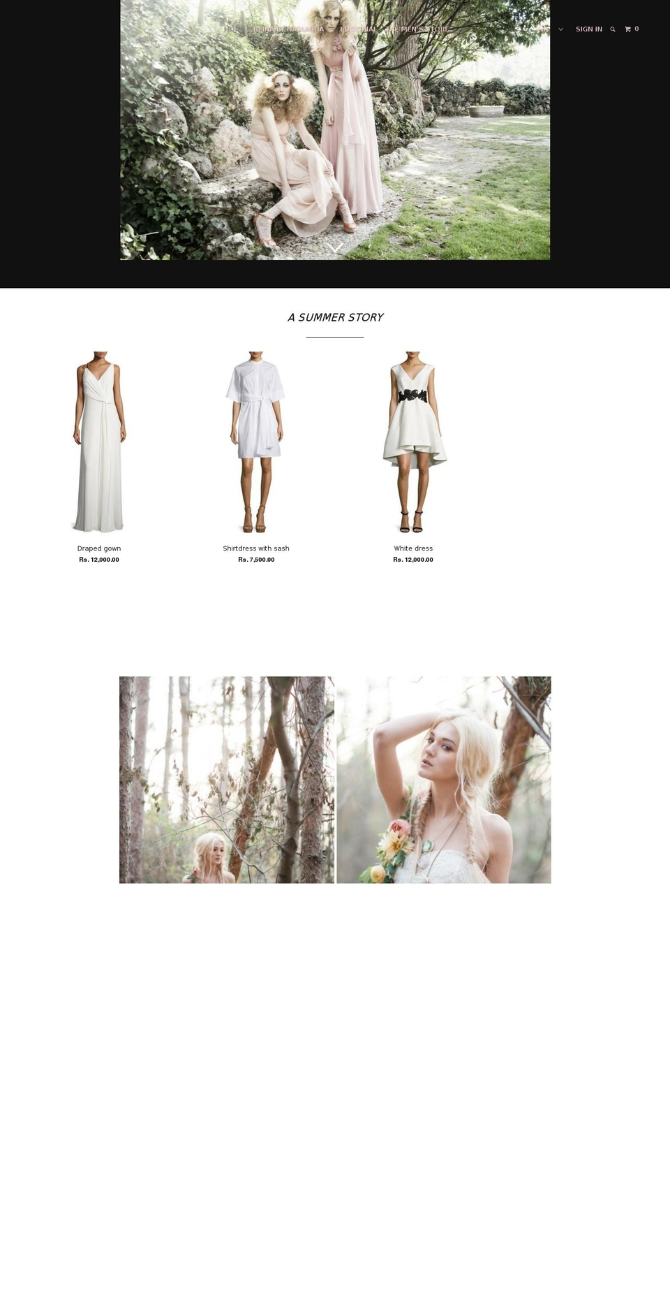 nataashamunnangi.com shopify website screenshot