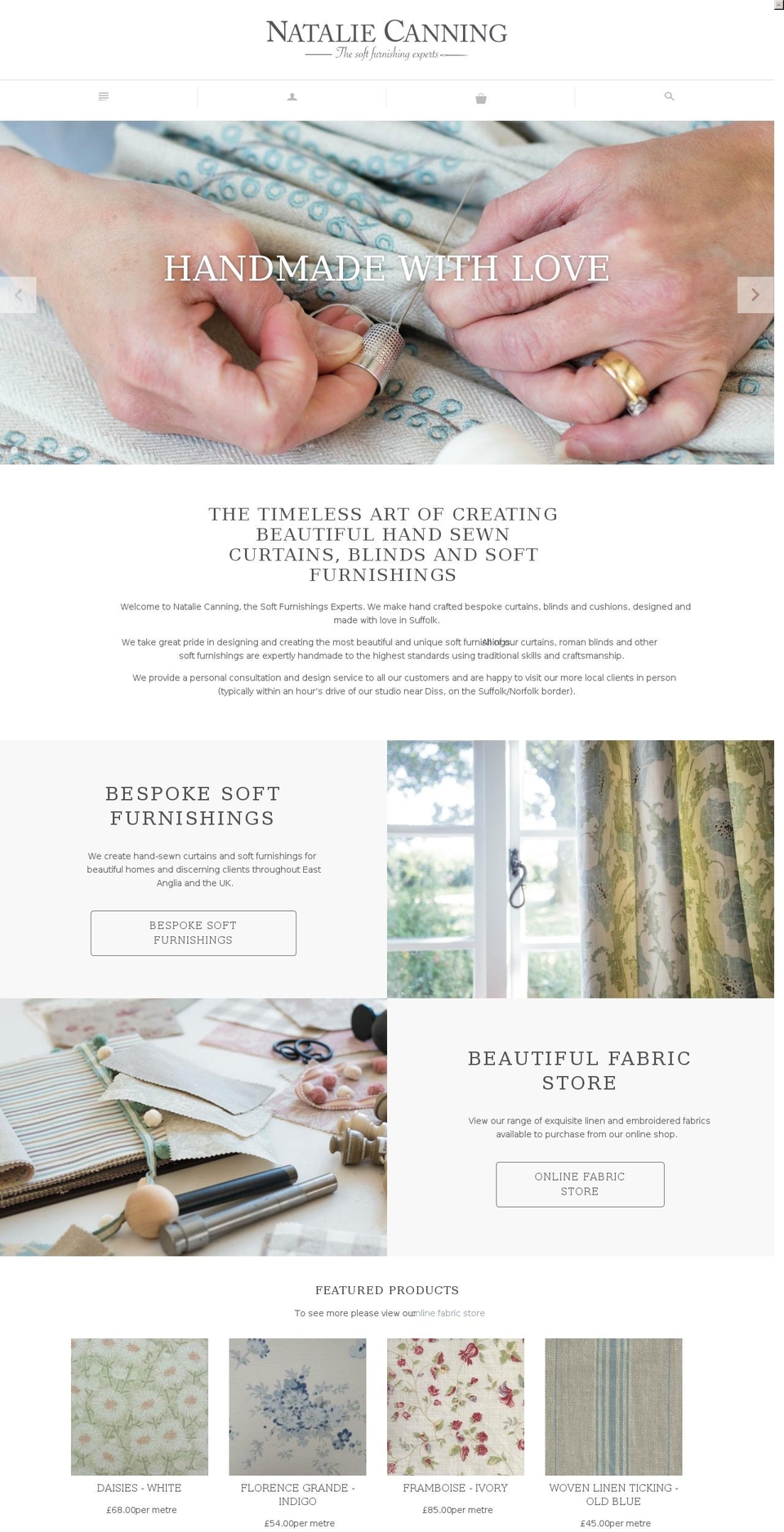 Natalie Canning Shopify theme site example nataliecanninginteriors.com