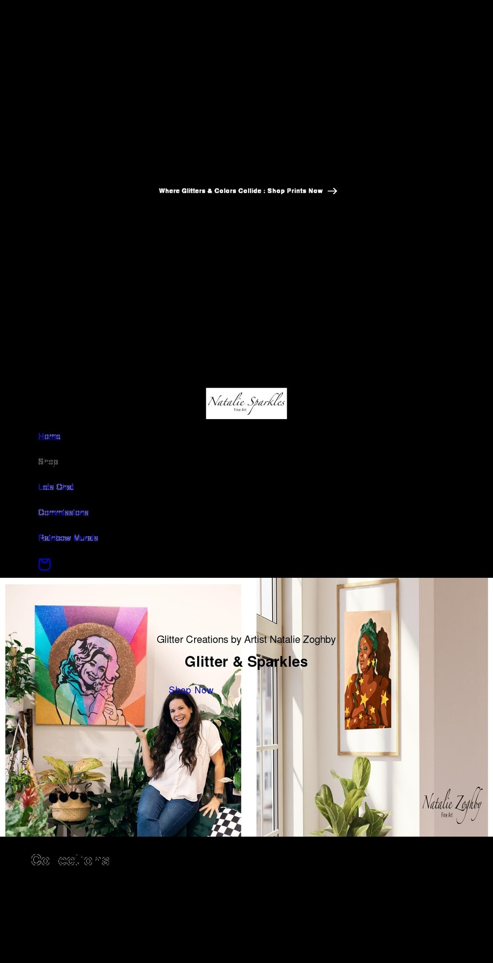 nataliezoghby.com shopify website screenshot