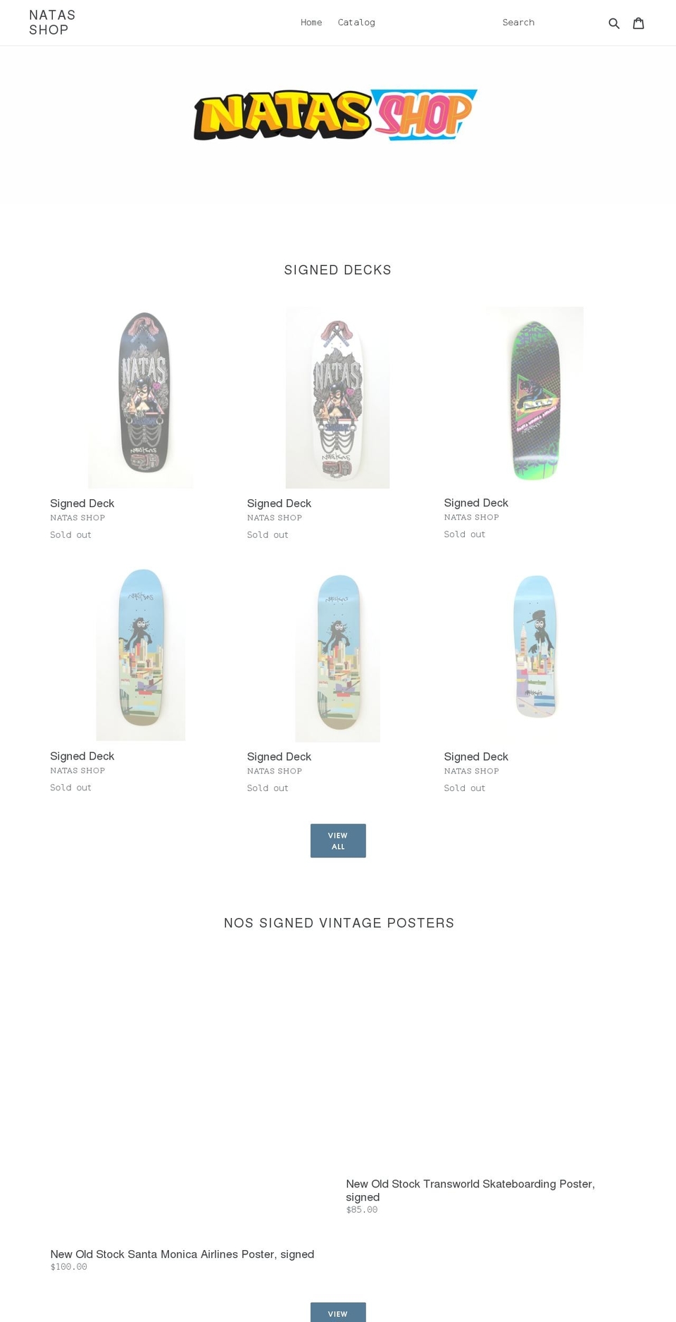 natasshop.com shopify website screenshot