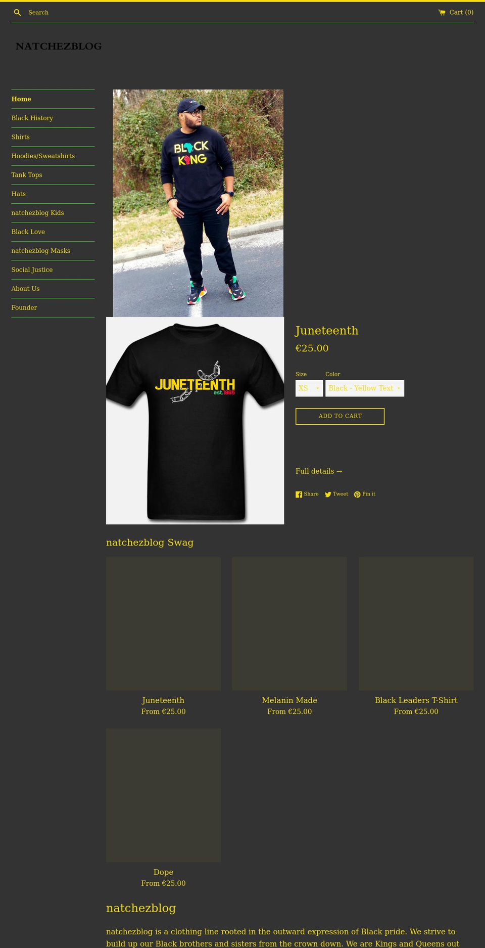 natchezblog.com shopify website screenshot