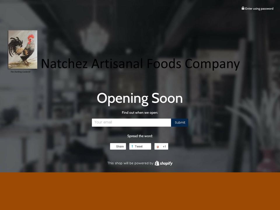 natchezcentralgrocery.com — Shopify storefront screenshot