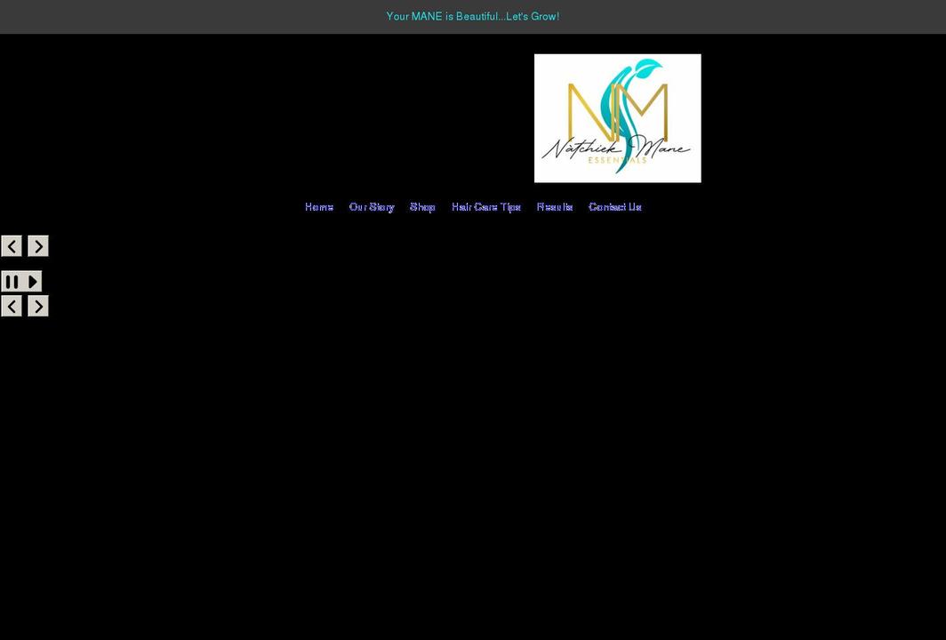 natchiekme.com shopify website screenshot