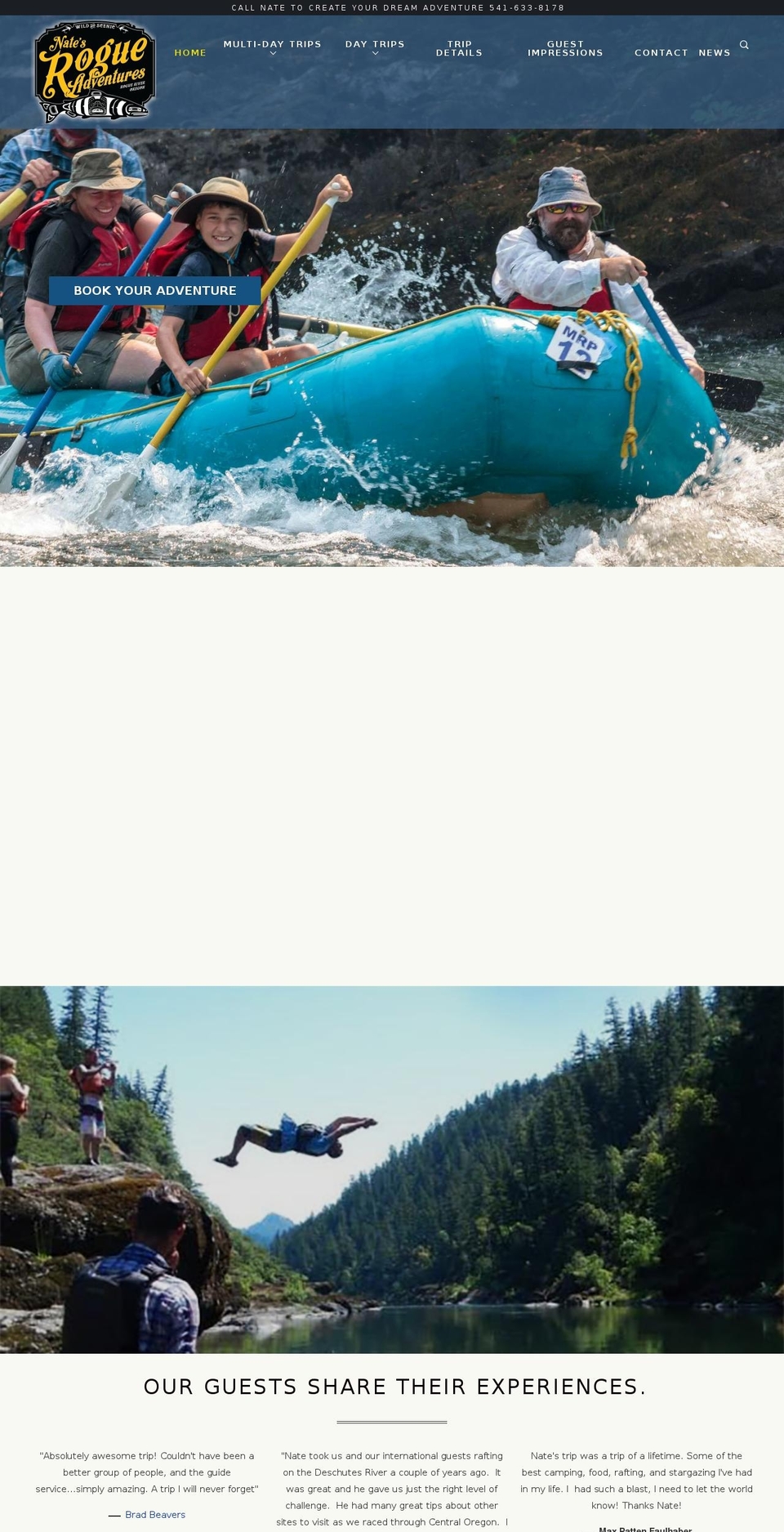 natesrogueadventures.com — Shopify storefront screenshot
