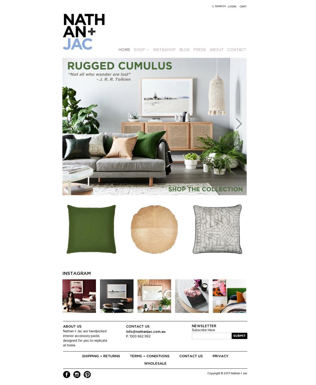 nathanjac.com shopify website screenshot