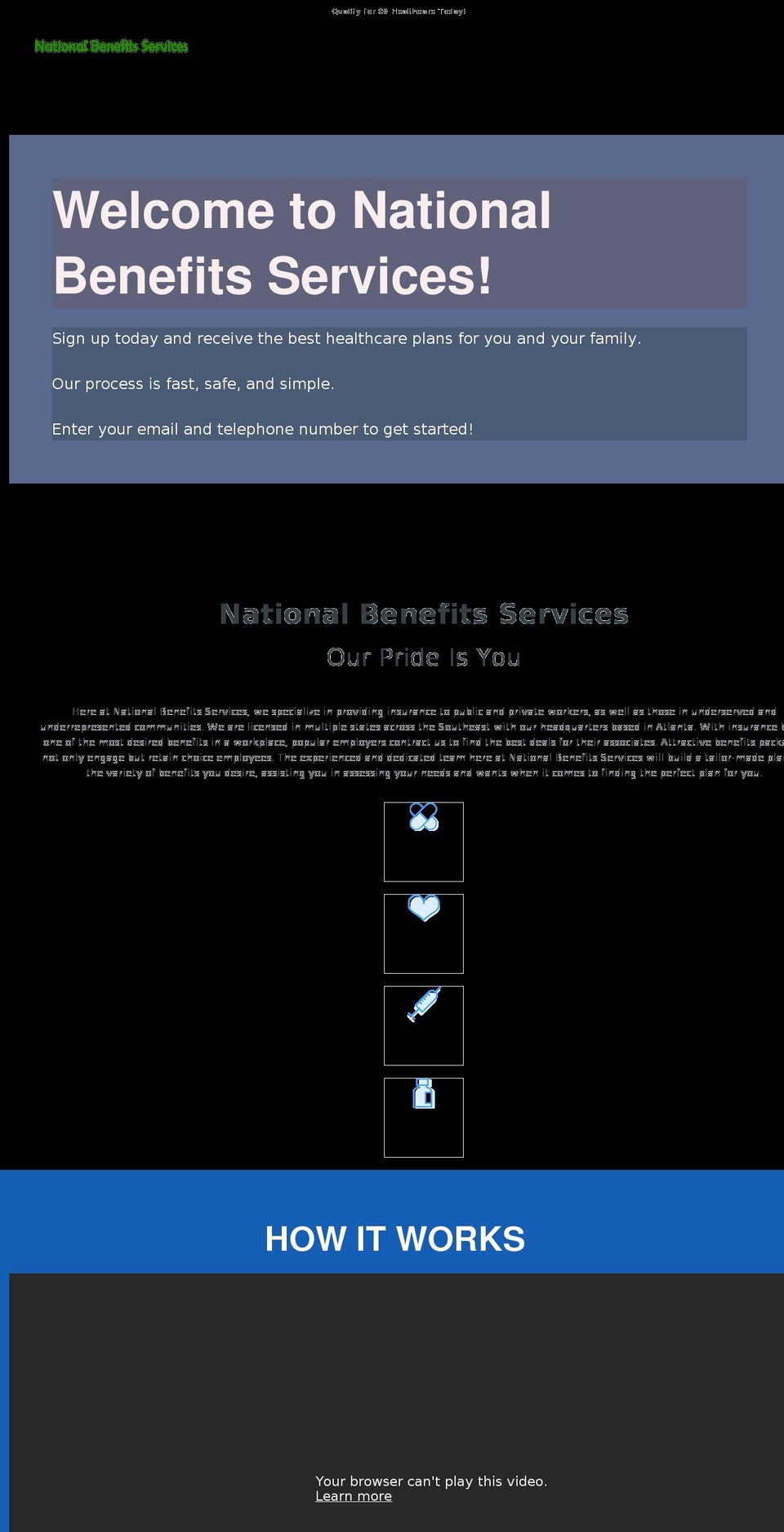 nationalbenefits.us shopify website screenshot