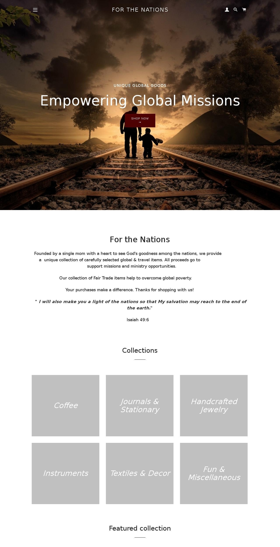 nations.ninja shopify website screenshot