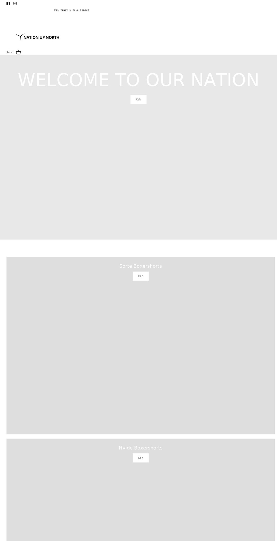 nationupnorthstore.com — Shopify storefront screenshot