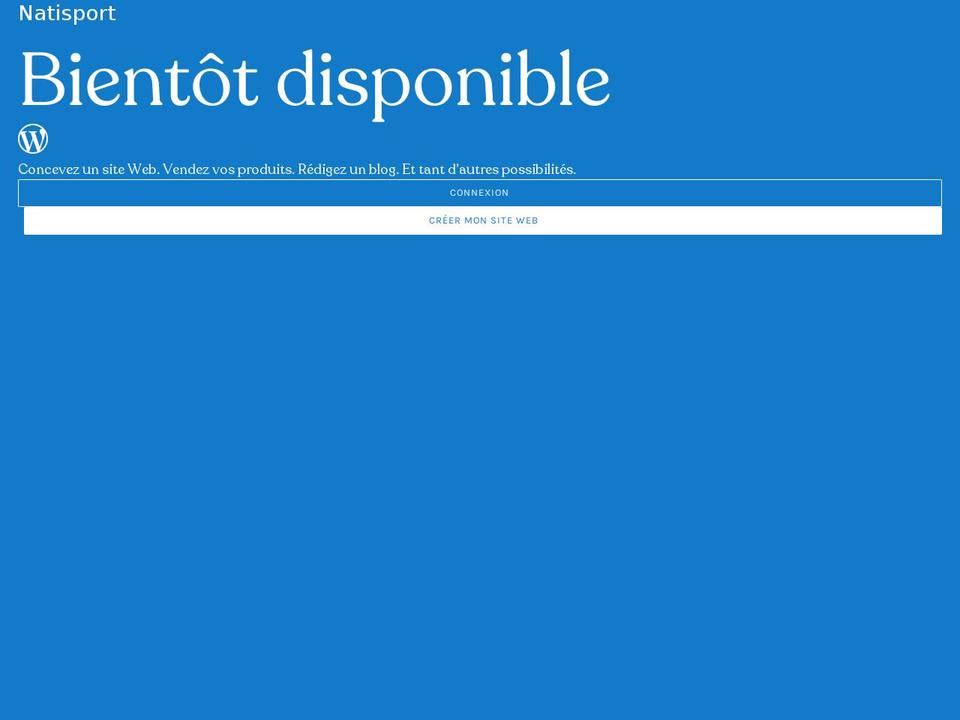 natisport.com — Shopify storefront screenshot