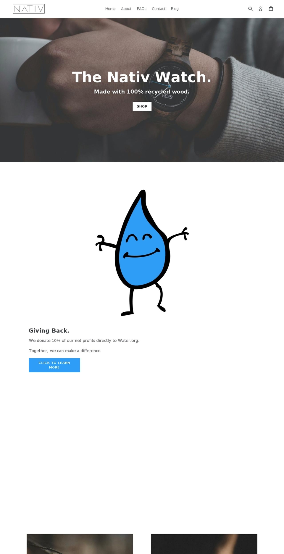 nativcompany.com shopify website screenshot