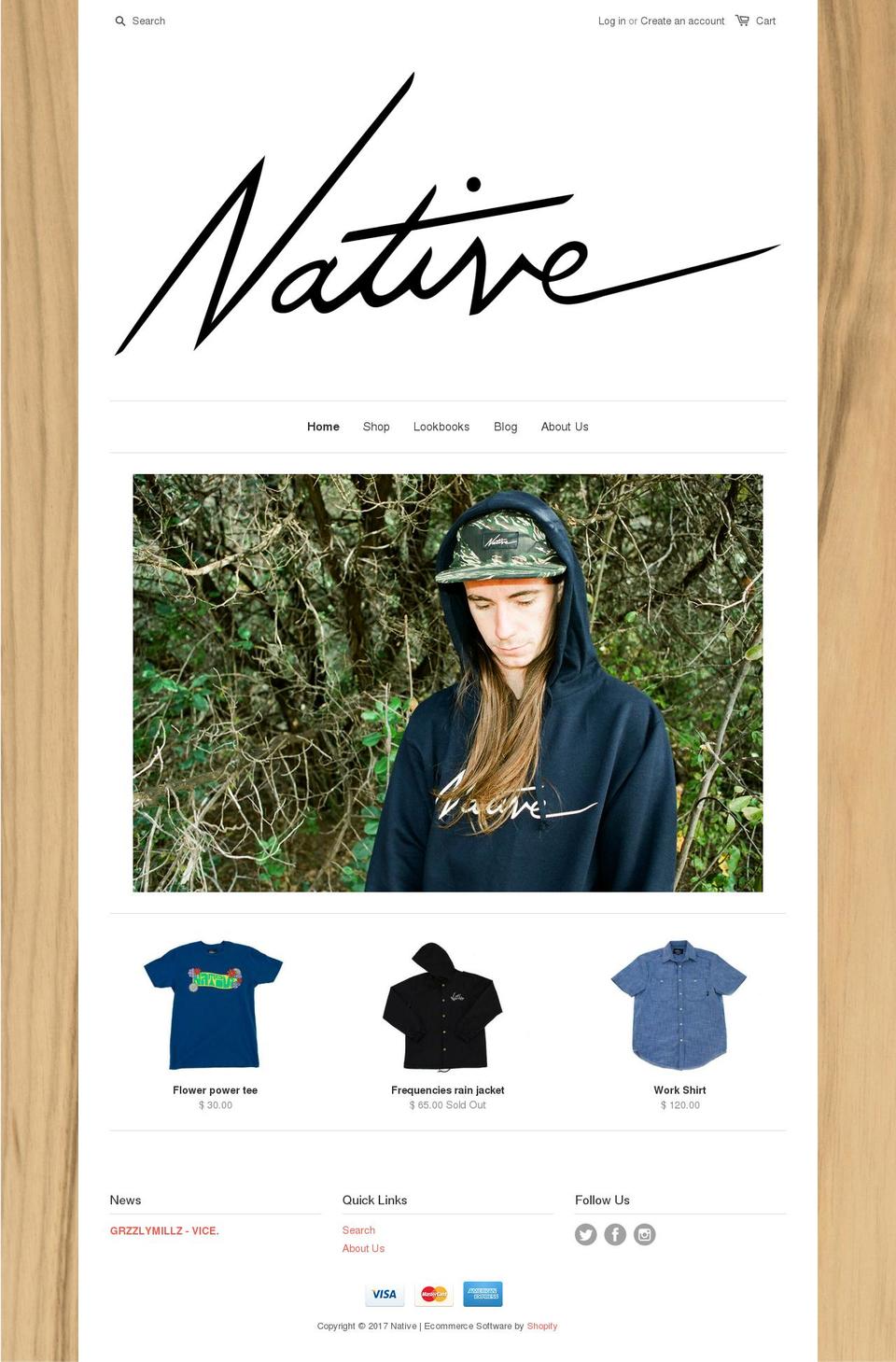 native-tx.com shopify website screenshot