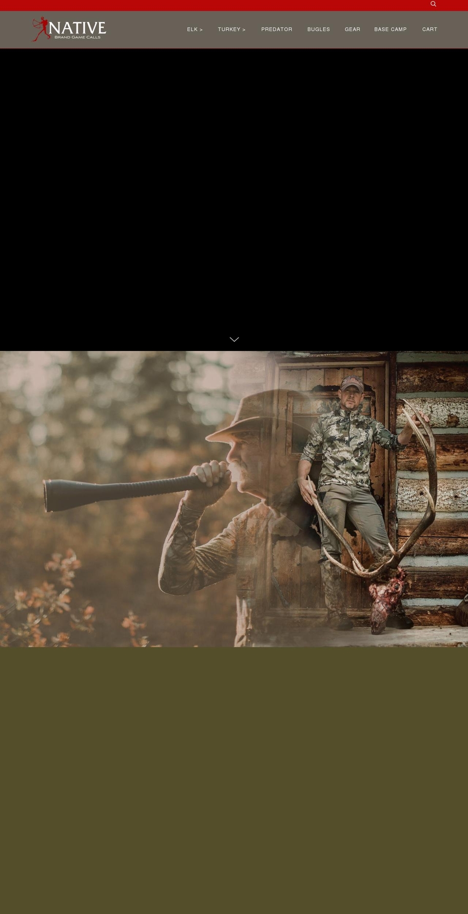nativebycarlton.com shopify website screenshot