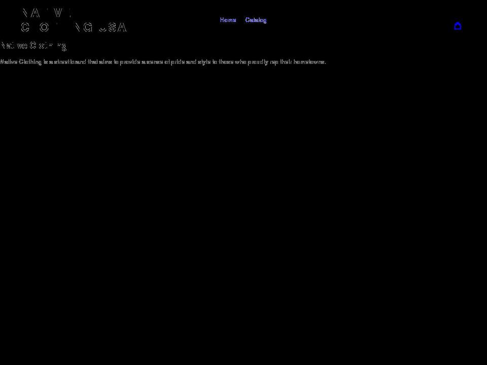 nativeclothingusa.com shopify website screenshot