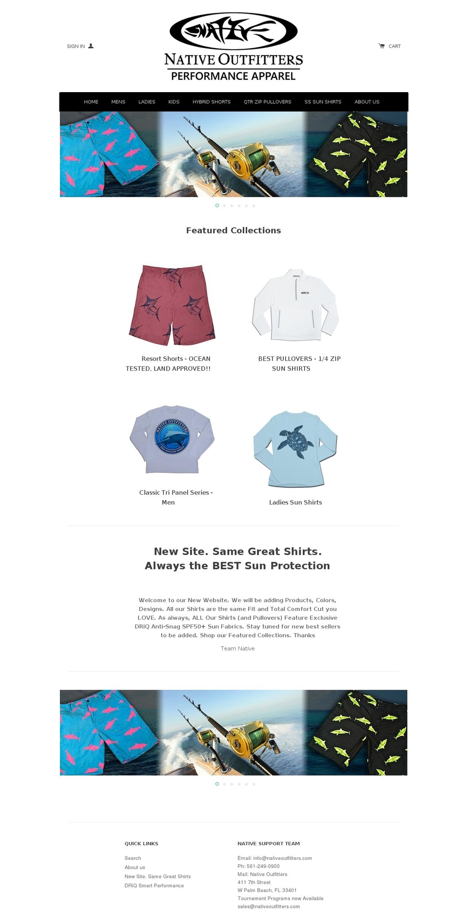 nativedriq.com shopify website screenshot