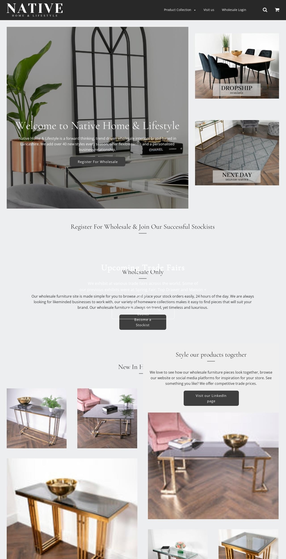 nativelifestyle.co.uk shopify website screenshot
