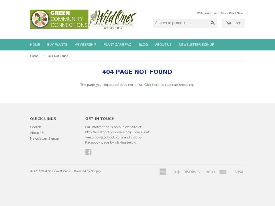 nativeplantconference.org shopify website screenshot
