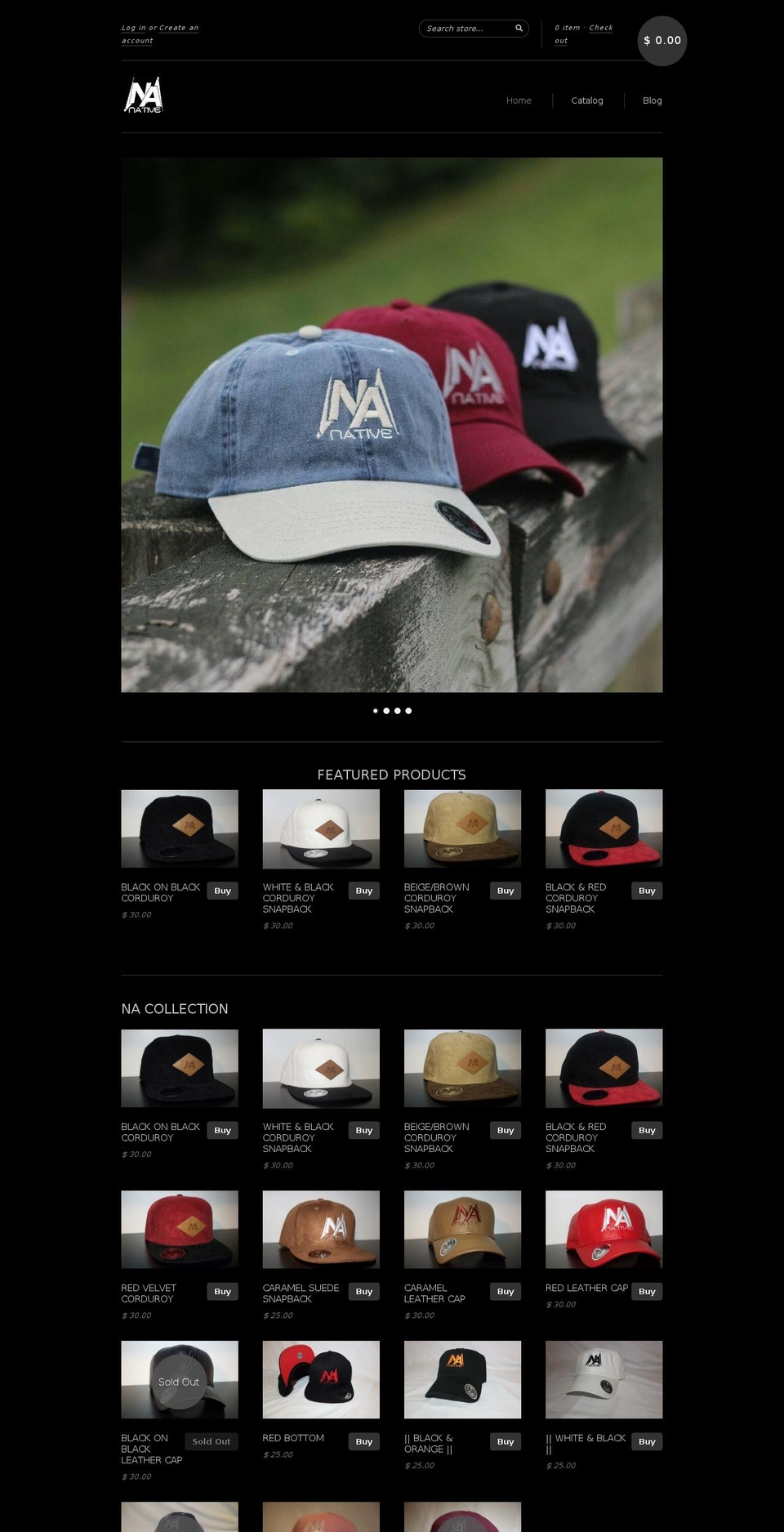 nativoprada.com shopify website screenshot