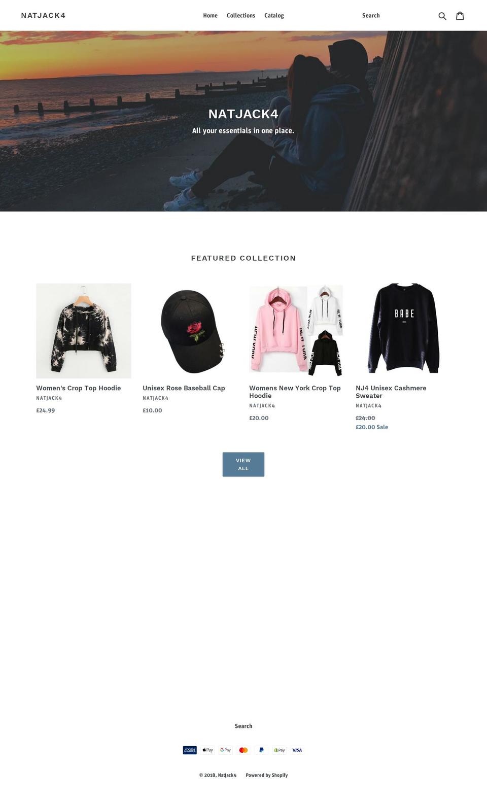 natjack4.com — Shopify storefront screenshot