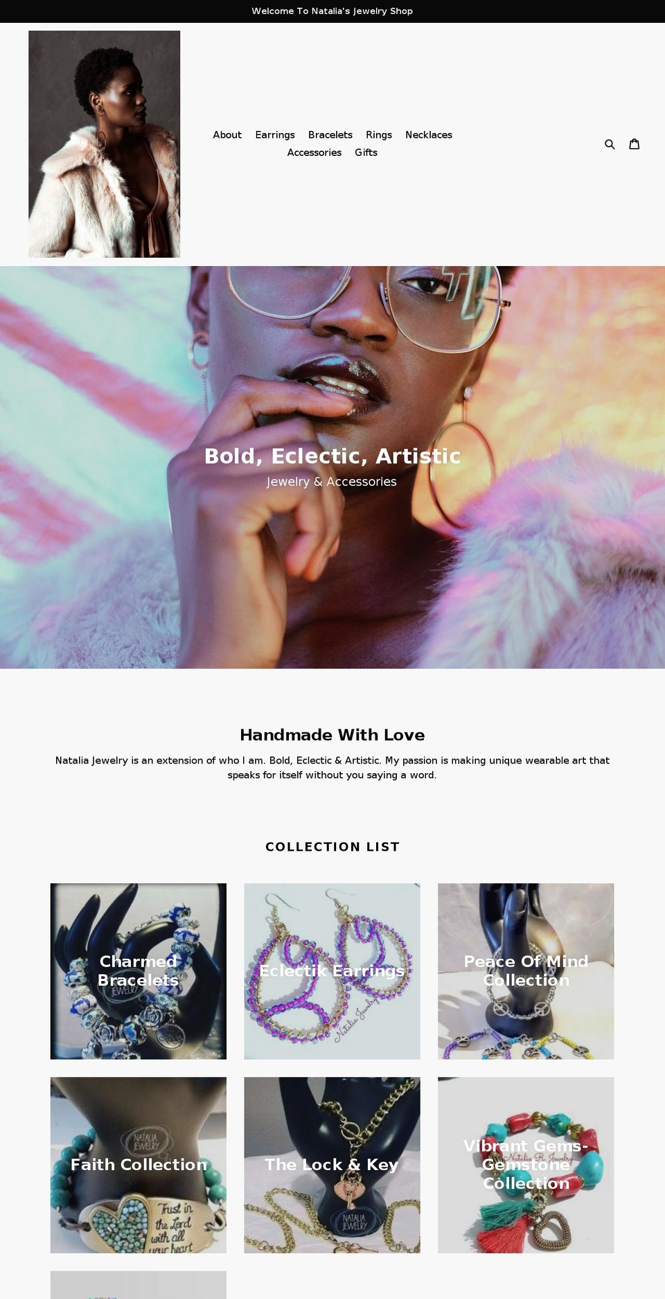 natjewelry.com — Shopify storefront screenshot