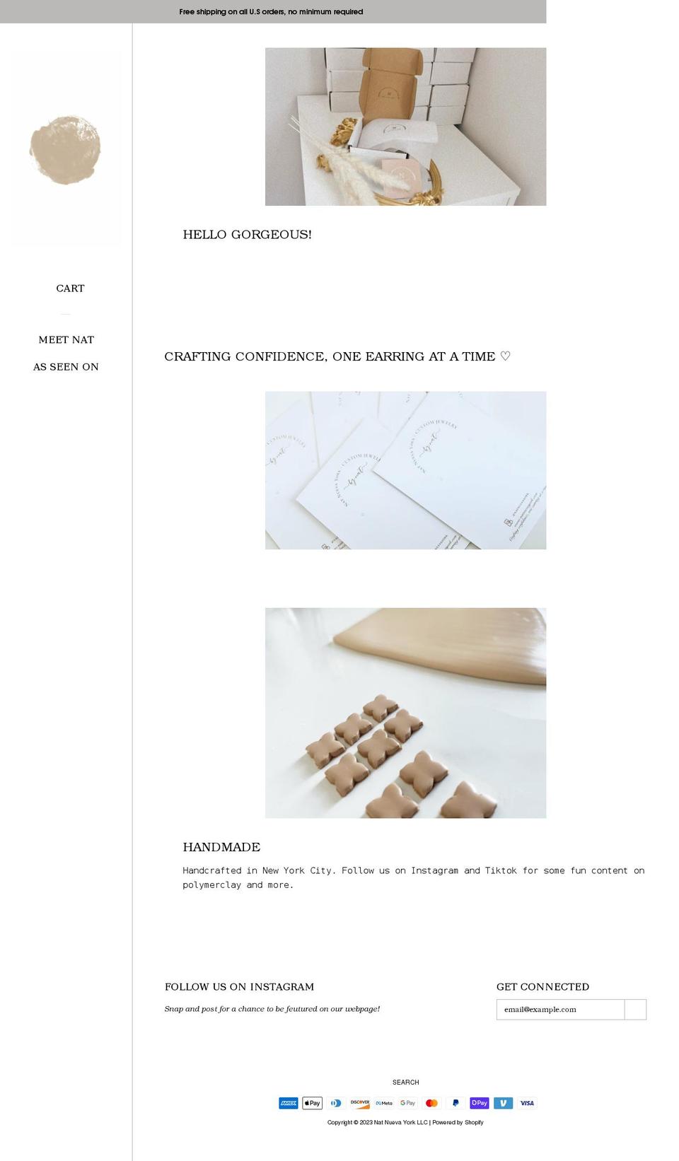 natnuevayork.com shopify website screenshot